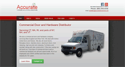Desktop Screenshot of accuratedoorservices.com